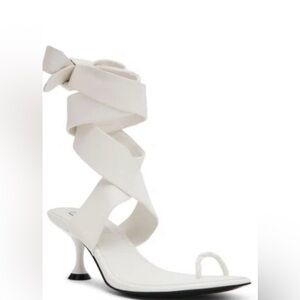 Steve Madden Cream Wrap Heels